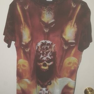 VINTAGE EARLY 2000s WWE SHOW TRIPLE H T SHIRT